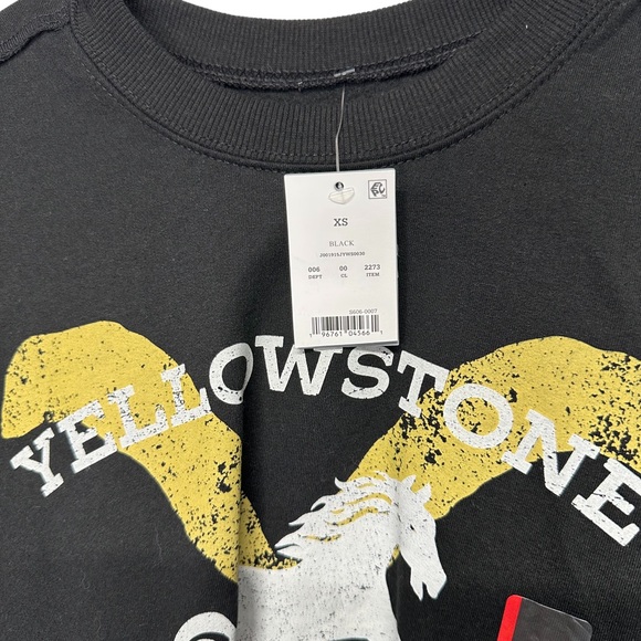 2/$20   Yellowstone Dutton Ranch Graphic Sweatshirt - Black - Picture 6 of 7